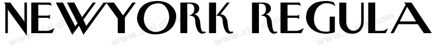 NEWYORK REGULARLTALI字体转换